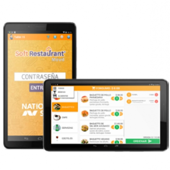 Soft Restaurant Móvil + Menú Digital en tableta 8” Android Lenovo